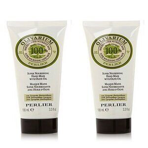 Perlier Olivarium Super Nourishing Hand & Body Mask Cream Duo